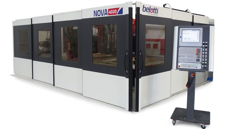 Belotti CNC NOVA 4020 3X new perimeter enclosure closed