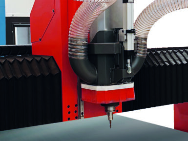  Cuffia di aspirazione elettronica per testa a 3 assi