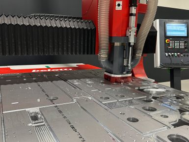 Lavorazione alluminio con centro CNC Belotti