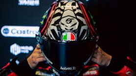 Marco Bezzecchi special helmet for Belotti 50 years